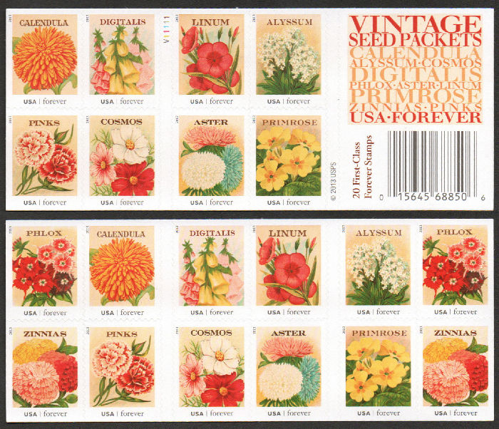 MALACK 4754 - 63b Forever Vintage Seed Packets Compl..MORE
